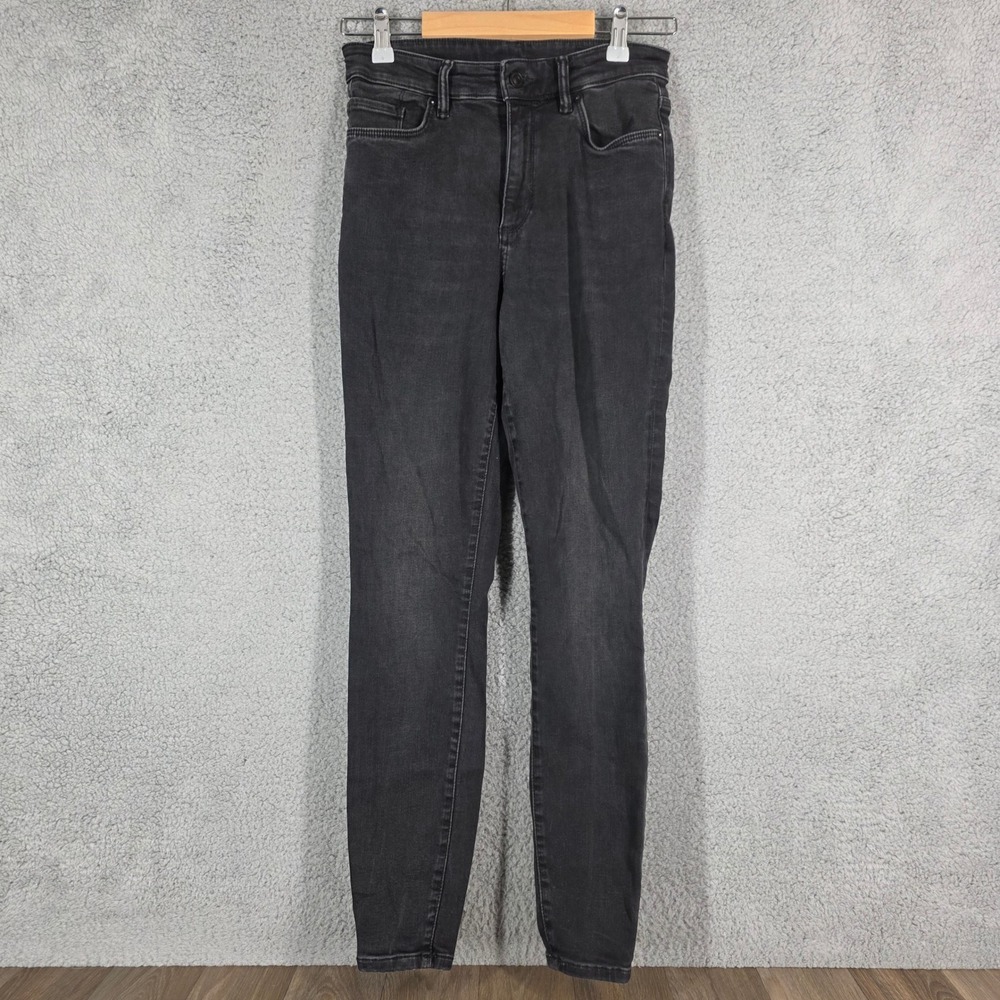ALLSAINTS Phoenix Skinny Jeans Black W27 Made in Turkey High Rise‎